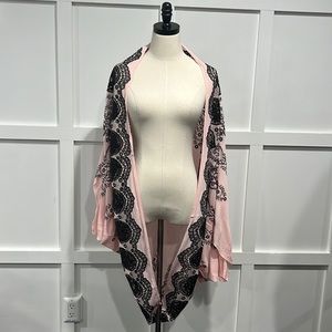 Free People Light Pink Shrug, One Size